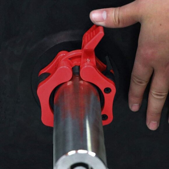 Gym fitness accessories magnetic open face barbell collar clip clamps1 Pair - Picture 2 of 12